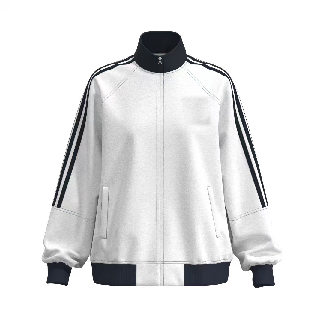3D development rendering of a track jacket