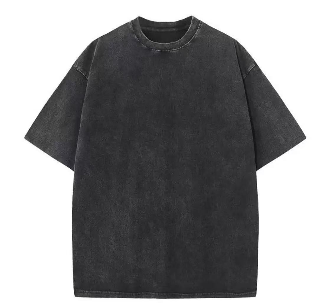 Garment-Washed Blank Tee